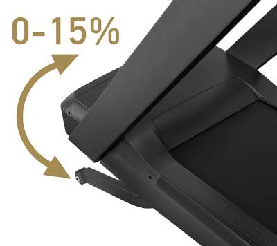 Автоматически изменяемый угол наклона от 0 до 15%