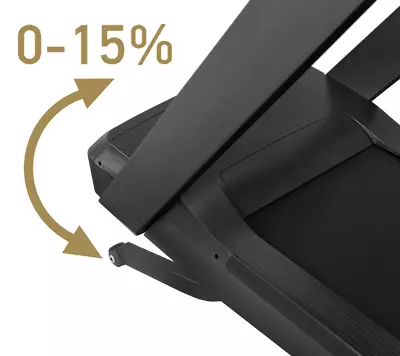 Автоматически изменяемый угол наклона от 0 до 15%