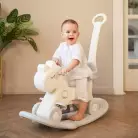 Лошадка-качалка-беговел UNIX Kids Grey (с ручкой)