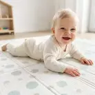 Игровой коврик складной UNIX Kids Круги / Circles 150x180 см серый