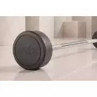 Штанга неразборная обрезиненная 25 кг. Прямой гриф. VictoryFit VF-DX4250