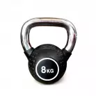 Гиря полиуретановая с хромированной ручкой Protrain KB2015-8
