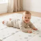 Игровой коврик складной UNIX Kids Круги / Circles 120x150 см серый