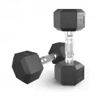 Гантель гексагональная UNIX Fit обрезиненная 7,5 кг, 2 шт.