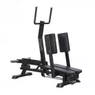 Разведение ног стоя на свободных весах Gymleco 062