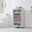 Стеллаж для книг UNIX Kids Storagebox (5 levels) Grey