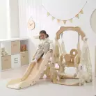 Горка с качелями UNIX Kids Car Camel