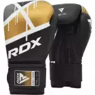 Перчатки тренировочные RDX F7 14oz черн/золот.