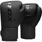 Перчатки тренировочные RDX F6 10oz черн.мат.