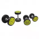 Гантельный ряд полиуретановый MD Buddy MD2110 42,5-50 кг (10 пар) шаг 2,5 кг