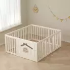 Большой детский игровой манеж UNIX Kids Classic Tree House 150 x 130 Camel
