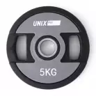 Диск уретановый c хватом UNIX Fit PRO 5 кг, 51 мм, 1 шт.