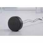 Штанга неразборная обрезиненная 10 кг. Изогнутый гриф. VictoryFit VF-DX5100