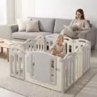 Манеж UNIX Kids Океан / Ocean (114 x 114 см) серый