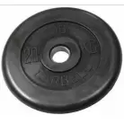 Диск обрезиненный BARBELL MB (металлическая втулка) 20 кг / диаметр 31 мм
