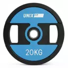 Диск уретановый c хватом UNIX Fit PRO 20 кг, 51 мм, 1 шт.