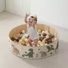 Сухой бассейн для шариков UNIX Kids Dino 100 см Green (без шариков)