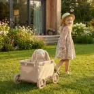 Тележка для игрушек UNIX Kids Doll / для кукол и животных бежевый