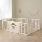 Большой детский игровой манеж UNIX Kids Classic Tree House 150 x 180 Camel