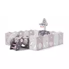 Манеж UNIX Kids SUPREME Space 200x200 Rose