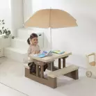 Стол садовый с зонтом UNIX Kids Garden Camel