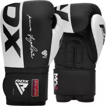 Перчатки тренировочные RDX F4 10oz черн/бел.