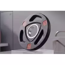 Диск 51 мм. NEO обрезиненный с 3-мя хватами 1,25 кг, VictoryFit VF-ST510125