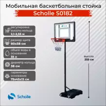 Баскетбольный стенд Scholle S0182