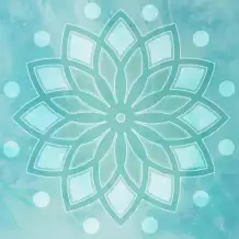 Коврик для фитнеса и йоги DFC Meditation Deluxe, 183x68x0,5 см, Lotus