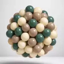 Шарики для сухого бассейна (150 штук, 4 цвета) зелёный