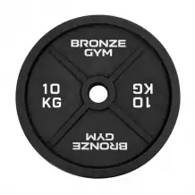 Диск олимпийский BRONZE GYM чугунный 10 кг