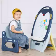 Развивающий детский мольберт UNIX Kids Blue