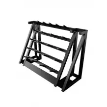 Стойка для хранения штанг для аэробики (бодипампов) BRONZE GYM 190х55х128,на 20 шт.