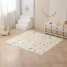Игровой коврик складной UNIX Kids Learning 180x200 Camel