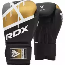 Перчатки тренировочные RDX F7 14oz черн/золот.