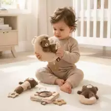 Набор игрушек для малышей UNIX Kids Bear on the moon