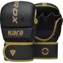 Перчатки тренировочные RDX Grappling Shooter F6 Plus L/XL черн/золот.мат.