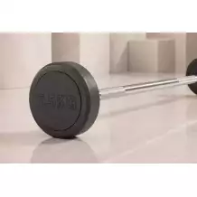Штанга неразборная обрезиненная 7,5 кг. Прямой гриф. VictoryFit VF-DX4075