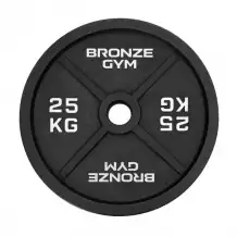 Диск олимпийский BRONZE GYM чугунный 25 кг