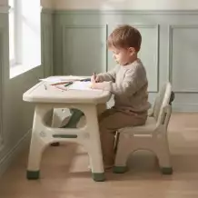 Стол со стулом UNIX Kids Dino / Дино зеленый