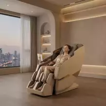 Массажное кресло Meridien Hokkaido White + Grey
