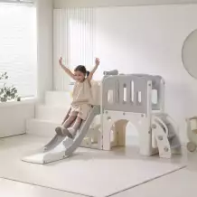 Игровой комплекс с горкой UNIX Kids Star Grey
