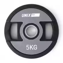 Диск уретановый c хватом UNIX Fit PRO 5 кг, 51 мм, 1 шт.