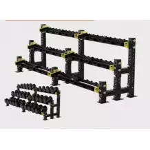 Стойка для гантелей на 15 пар OKPRO OK0045H-A5