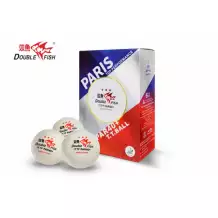 Мячи для н/т Double Fish PAR40+ 3*** (paris(6 шт/упак.) р-р.40+