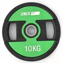 Диск обрезиненный c хватом UNIX Fit PRO 10 кг, 51 мм