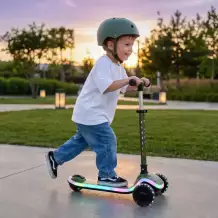 Самокат UNIX Kids Urban городской, зеленый