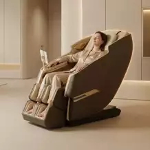 Массажное кресло Meridien Хоккайдо (Hokkaido) (коричневый + бежевый)