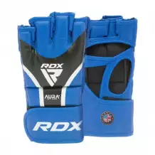 Перчатки RDX Grappling Aura Plus T-17 M син/черн.