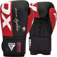 Перчатки тренировочные RDX F4 16oz красн/черн.